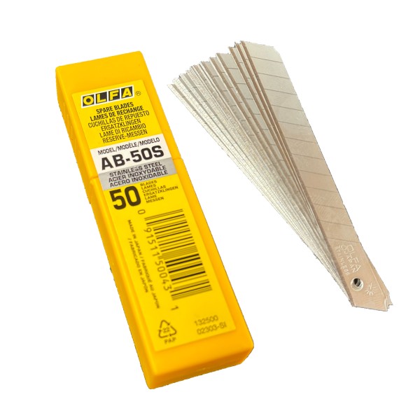 IQ-B129S, OLFA Snap Off Blades 50 Stück